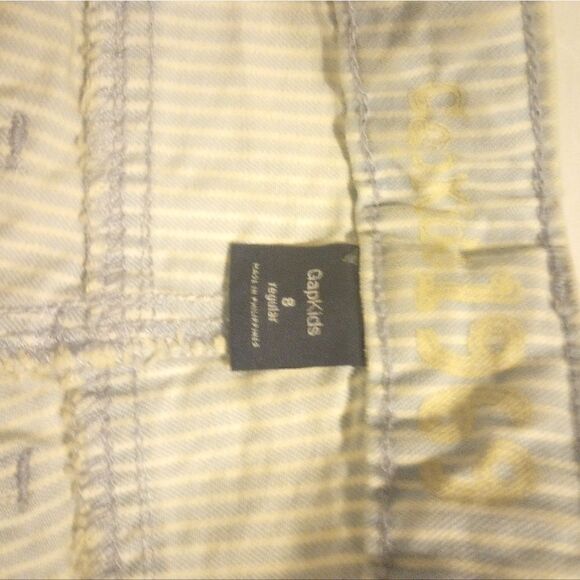 ✨ NWT Gap kids adjustable waist striped denim shorts - Picture 13 of 13